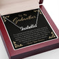 personalized-godmother gift Personalized Name Necklace with Message Card
