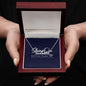 Personalized Name Necklace with Message Card