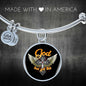One Time Special Offer 60% Off - GOD HAS GOT THIS (Round Pendant Bangle)