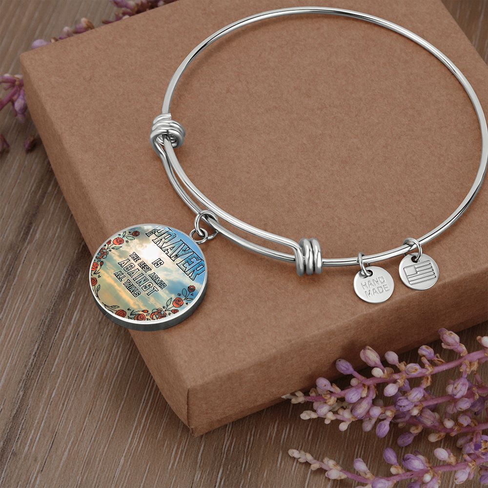 need movement 2020-03-16 (Prayer Is The Best Armor Against All Trials) Bracelet Circle