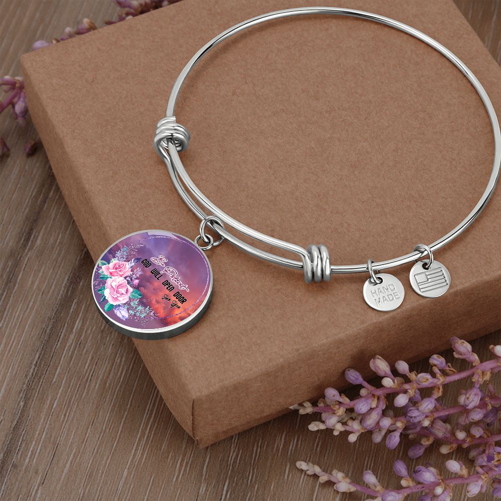 2020-05-07 (Be Patient God Will Open Door For You) (1) Bracelet Circle