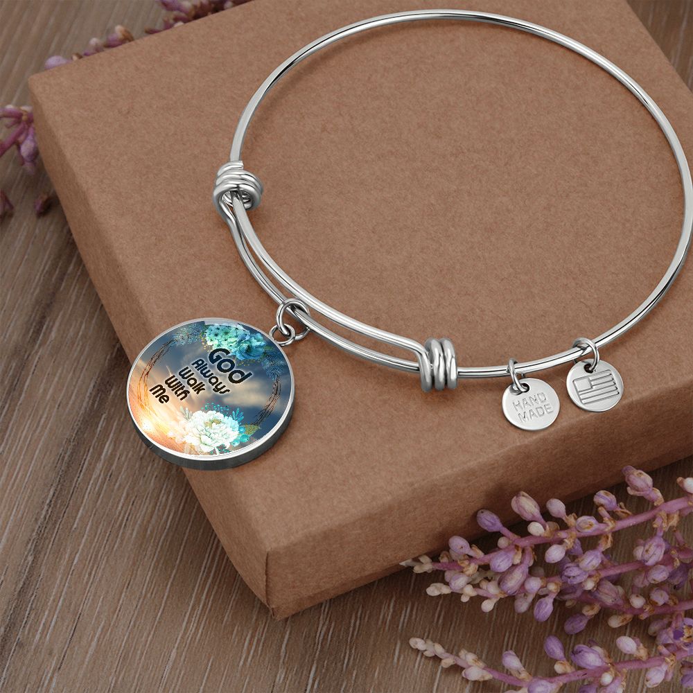2020-02-20 (God Always Walk With Me) (1) Bracelet Circle