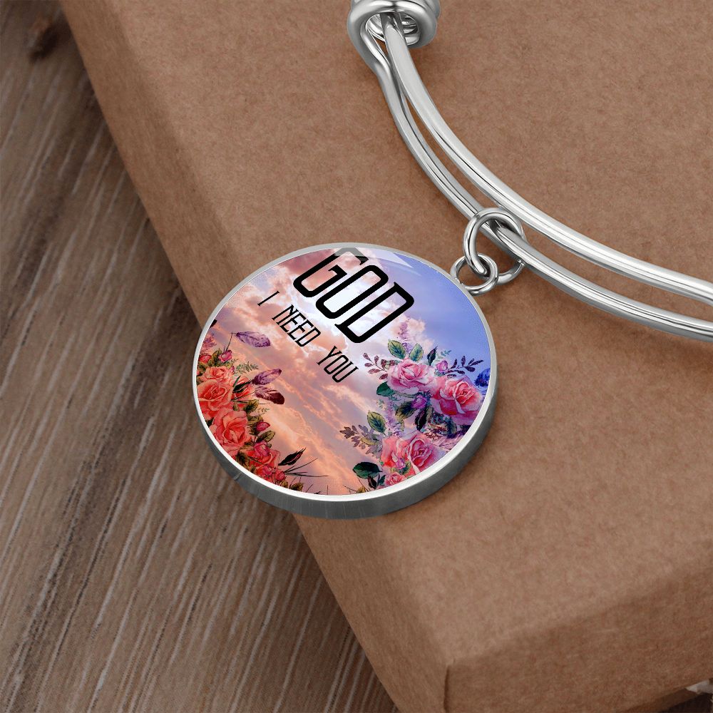 Need adjustment 2019-04-14 (God I Need You) 拷貝 Bracelet Circl