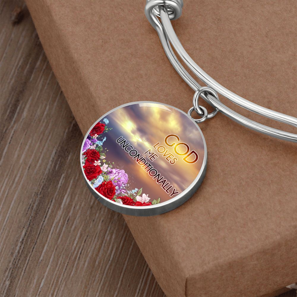 2020-04-10 (God Loves Me Unconditionally) (1) Bracelet Circle