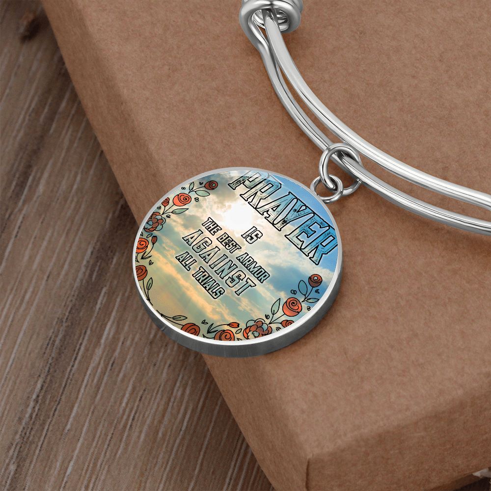 need movement 2020-03-16 (Prayer Is The Best Armor Against All Trials) Bracelet Circle