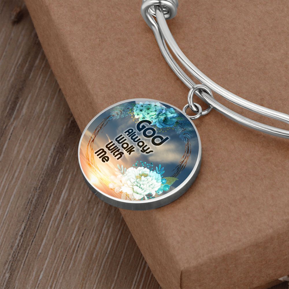2020-02-20 (God Always Walk With Me) (1) Bracelet Circle