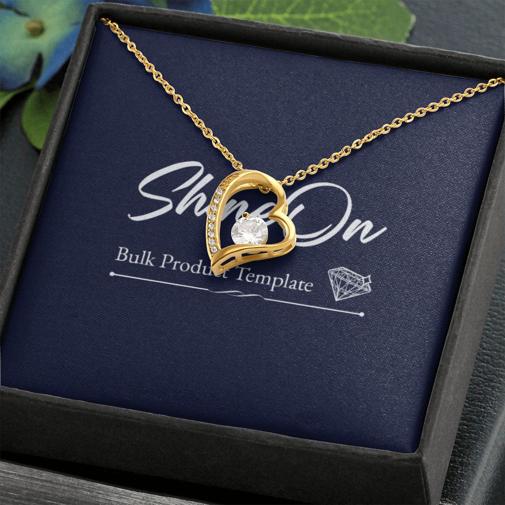18K Gold Necklace in Two-Tone Box
