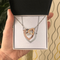To My Beautiful Mom (Interlocking Hearts) Necklace