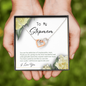 2022-03-29 Stepmom - L To My Beautiful Mom (Interlocking Hearts) Necklace