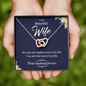 Still Love (B Wife) 21-11-26-a To My Wife (Interlocking Hearts) Necklace