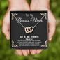 God Is My Strength - Bonus Mom To My Wife (Interlocking Hearts) Necklace