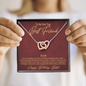 BFF (One True) To My Beautiful Mom (Interlocking Hearts) Necklace