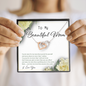 Believe in us - Frame - Beautiful Mom - I Love You To My Wife (Interlocking Hearts) Necklace