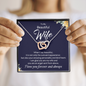 Still Love (B Wife) 21-11-22-a To My Wife (Interlocking Hearts) Necklace