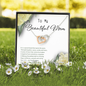 Special Bond - Frame - Beautiful Mom - I Love You To My Wife (Interlocking Hearts) Necklace