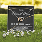 2022-03-14 - 1 - Bonus Mom - Golden Line To My Wife (Interlocking Hearts) Necklace