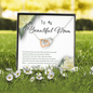Believe in us - Frame - Beautiful Mom - I Love You To My Wife (Interlocking Hearts) Necklace