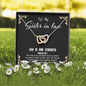 God Is My Strength - Sister in law To My Wife (Interlocking Hearts) Necklace