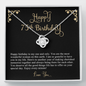 2022-04-04 Number One (Black) To My Beautiful Mom (Knot Beauty) Necklace Template