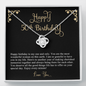2022-04-04 Happy Birthday 50 To My Beautiful Mom (Knot Beauty) Necklace Template
