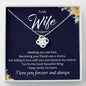 To My Wife Knot Necklace