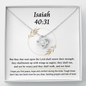 Isaiah 40:31 Necklace To My Friends (Knot Beauty)