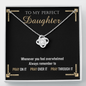 3 Pray To My Daughter 220212 To My Wife (Knot Beauty) Necklace