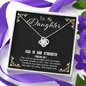 God Is My Strength - Daughter To My Wife (Knot Beauty) Necklace