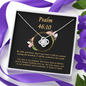 Psalm 46_10 To My Beautiful Mom (Knot Beauty) Necklace Template