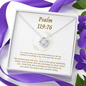 Psalm 119_76 To My Beautiful Mom (Knot Beauty) Necklace Template