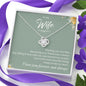 To My Wife Knot Necklace