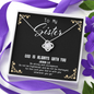 God Is always with you - Sister To My Wife (Knot Beauty) Necklace