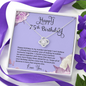 2022-04-03 Number One Purple To My Beautiful Mom (Knot Beauty) Necklace Template