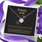 Romams 8_28 _2 To My Beautiful Mom (Knot Beauty) Necklace Template