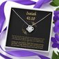 Isaia 41_10 To My Beautiful Mom (Knot Beauty) Necklace Template