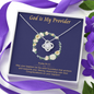 God is My Provider To My Beautiful Mom (Knot Beauty) Necklace Template