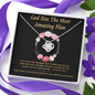 God Has The Most Almost Amazing Plan To My Beautiful Mom (Knot Beauty) Necklace Template