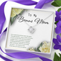 Special Bond - Frame - Bonus Mom - I Love You To My Wife (Knot Beauty) Necklace