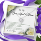 2022-03-25 (Mom) (a) To My Beautiful Mom (Knot Beauty) Necklace Template