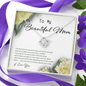 Believe in us - Frame - Beautiful Mom - I Love You To My Wife (Knot Beauty) Necklace