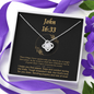 J仉16_33 To My Beautiful Mom (Knot Beauty) Necklace Template