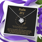 Psalm 27_1 To My Beautiful Mom (Knot Beauty) Necklace Template
