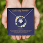 God is My Provider To My Beautiful Mom (Knot Beauty) Necklace Template