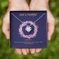 God is Faithful To My Beautiful Mom (Knot Beauty) Necklace Template