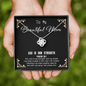 God Is My Strength - Beautiful Mom To My Wife (Knot Beauty) Necklace