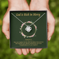 God is Rich in Mercy To My Beautiful Mom (Knot Beauty) Necklace Template