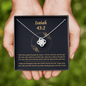 Isaiah 43_2 (Yellow) To My Beautiful Mom (Knot Beauty) Necklace Template