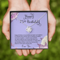 2022-04-03 Number One Purple To My Beautiful Mom (Knot Beauty) Necklace Template
