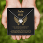 Psalm 91_11_2 To My Beautiful Mom (Knot Beauty) Necklace Template