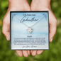 6-01 GodMother (Blue) To My Beautiful Mom (Knot Beauty) Necklace Template